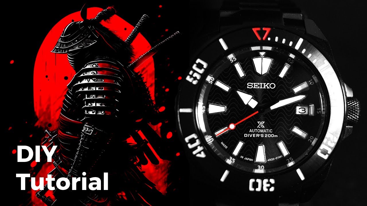 SEIKO MOD Samurai. DIY tutorial