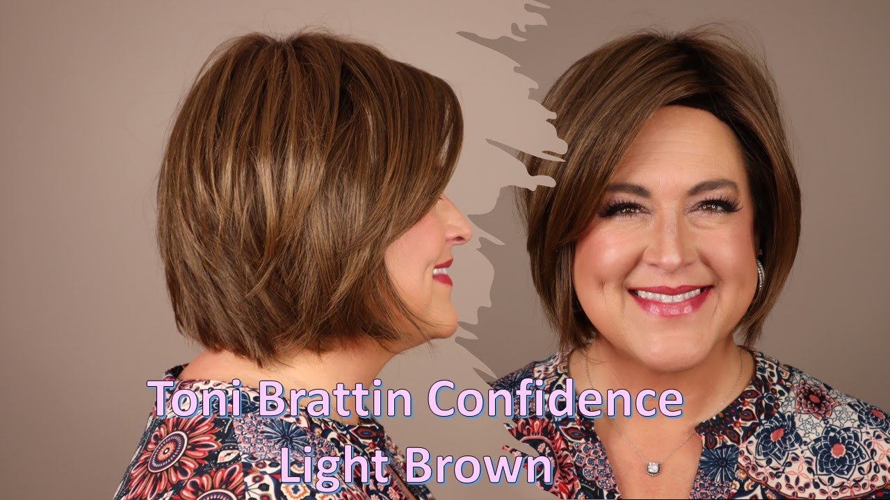 Toni Brattin CONFIDENCE in Light Brown | Basic Cap bob with heat friendly fibers | WIG REVIEW