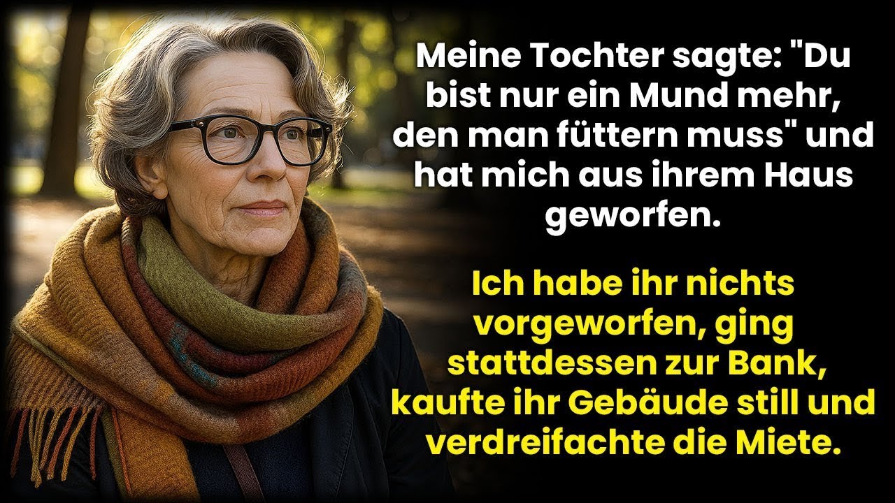 Meine Tochter warf mich raus… Ich kaufte ihr Gebäude und verdreifachte die Miete!