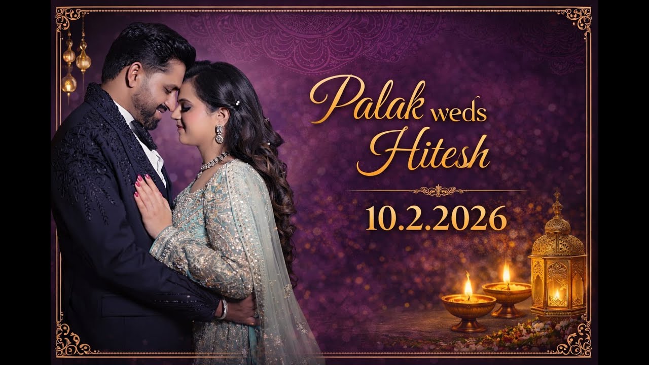 Palak Weds Hitesh
