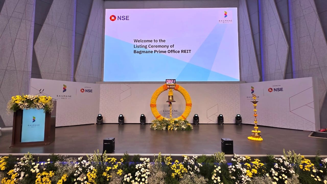 Listing ceremony of Bagmane Prime Office REIT