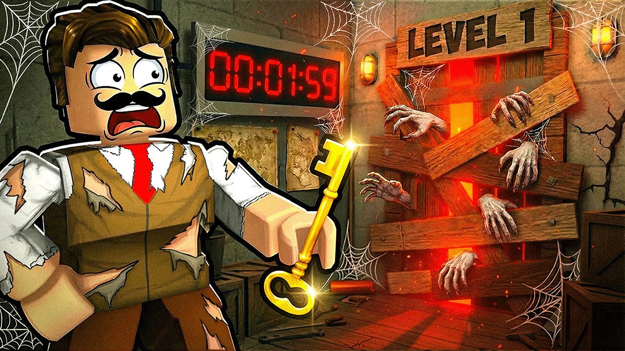 I Broke Out Of The CRAZIEST Roblox Escape Room