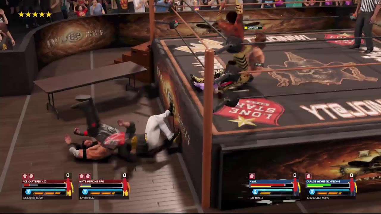 IWL Master Reset Tornado Tag Match. El Zorro vs RFG Purple.