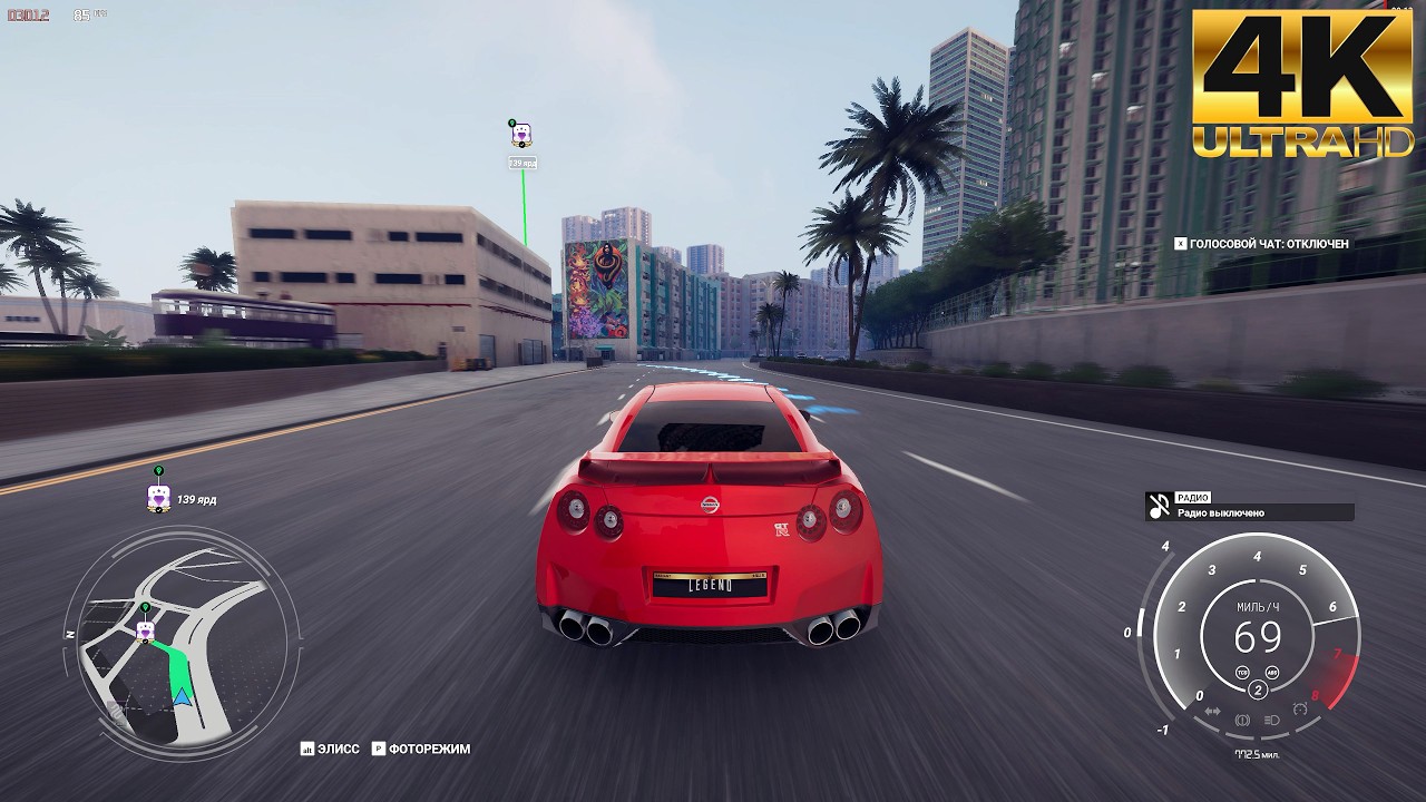 Test Drive Unlimited Solar Crown ➤ Nissan GT-R R35 (2009) Gameplay 4K60FPS (PC UHD)
