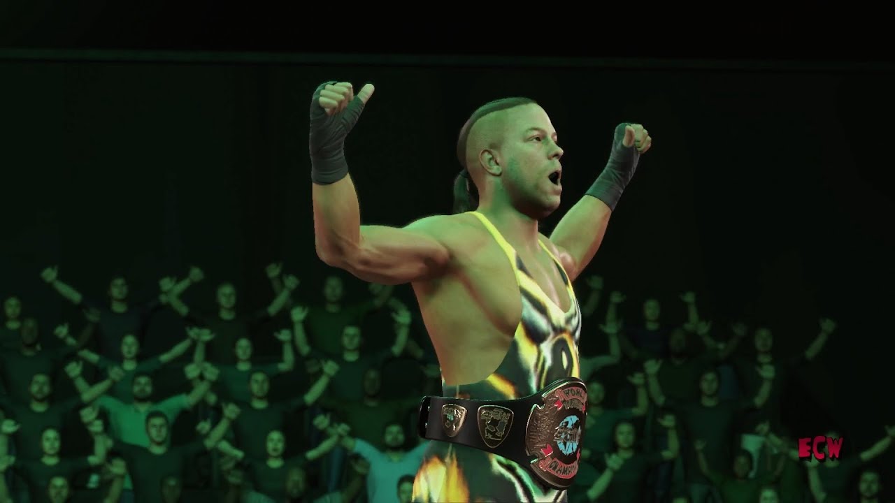 ECW | WWE 2K24 | Epic Triple Threat Match - Jerry Lynn vs Chris Jericho vs RVD *TV Title Defense