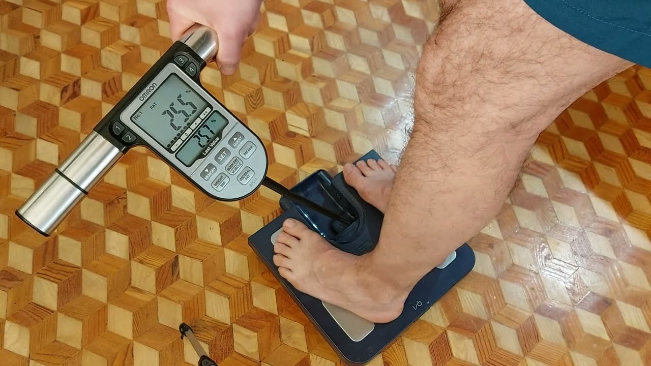 Mierze wagę i tłuszcz Body FAT na wadze Omron ⚖️⚖️