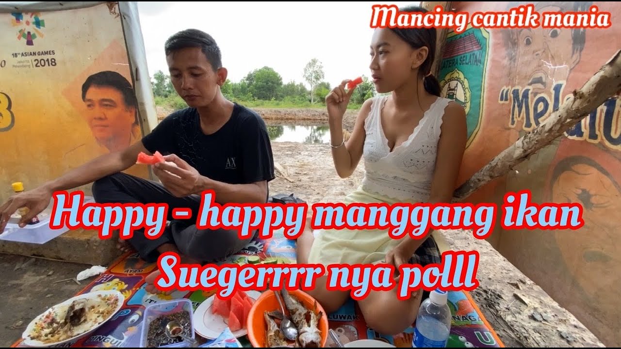 Mancing ambyar -  bakar ikan setelah mancing - fishing mania - mancing mania - mancing cantik