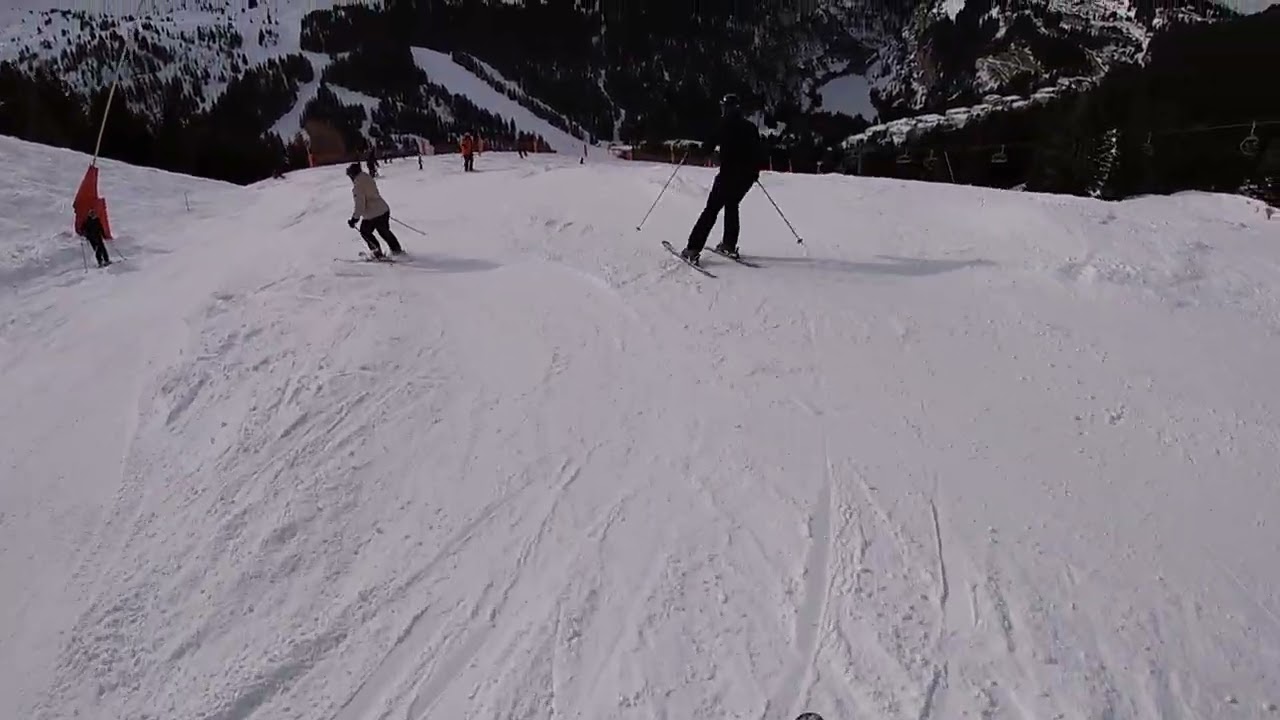 Flaine - Dag 1 - #9 Blauwe piste met Zohra