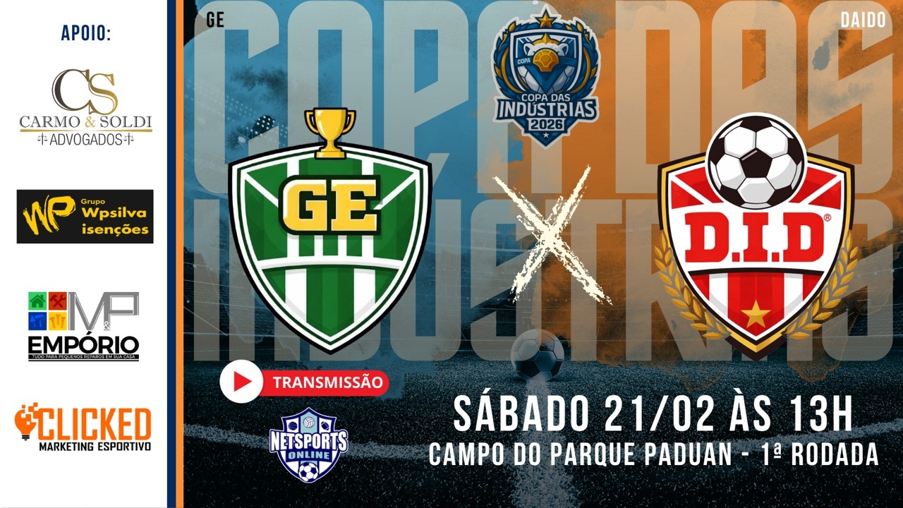 AO VIVO e COM IMAGENS | GE x Daido | Copa das Indústrias 2026 | Taubaté