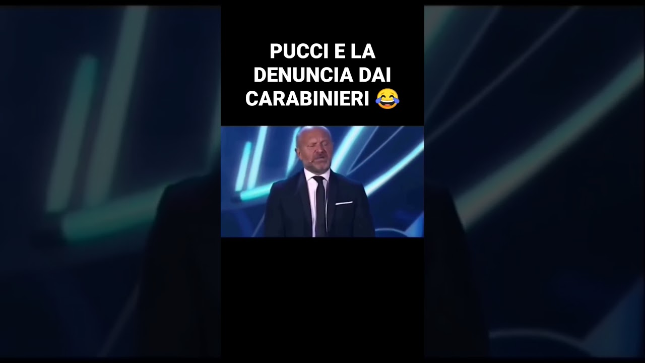 Pucci e la denuncia dai carabinieri #pucci #puccishow #comicit&agrave;italiana #risate
