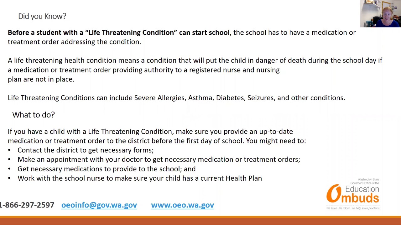 Did You Know? Life Threatening Conditions