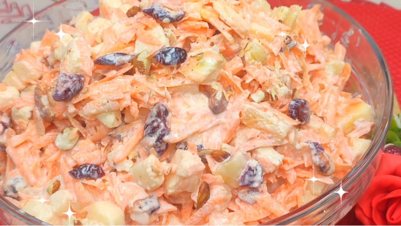 ENSALADA DE ZANAHORIA NAVIDEÑA