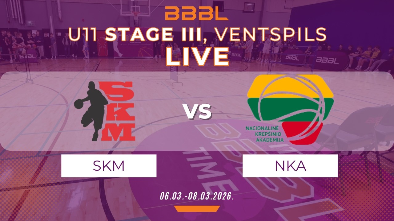 SKM Drakonai 2015 vs NKA Diktum 2015 | BBBL U11 | Stage III