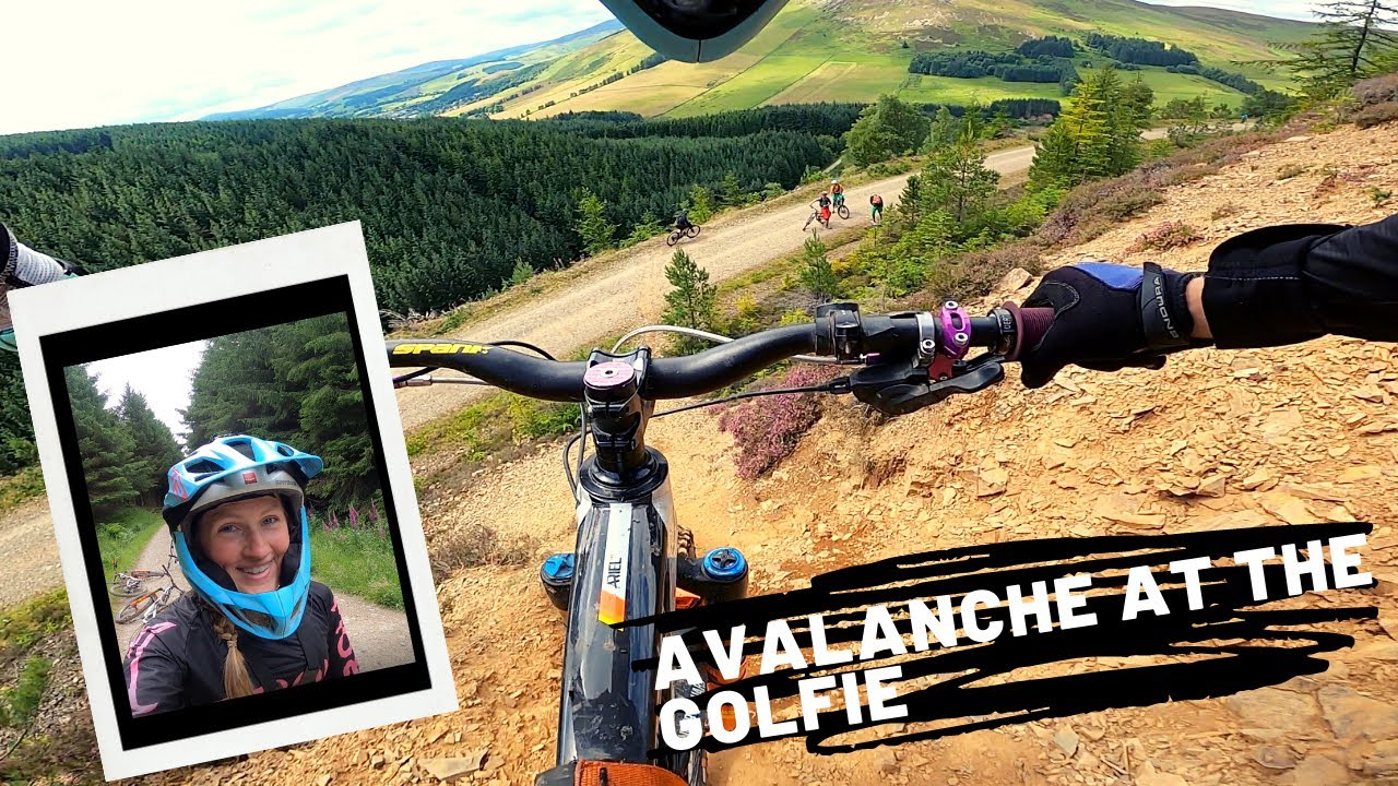 Avalanche - One of the hardest MTB trails in Golfie? Innerleithen, Scotland