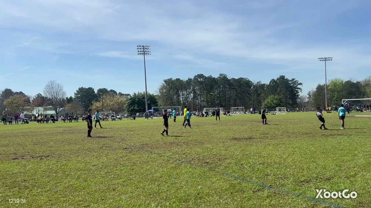 U12 Rec Soccer 1st half of 2nd Spring Season game