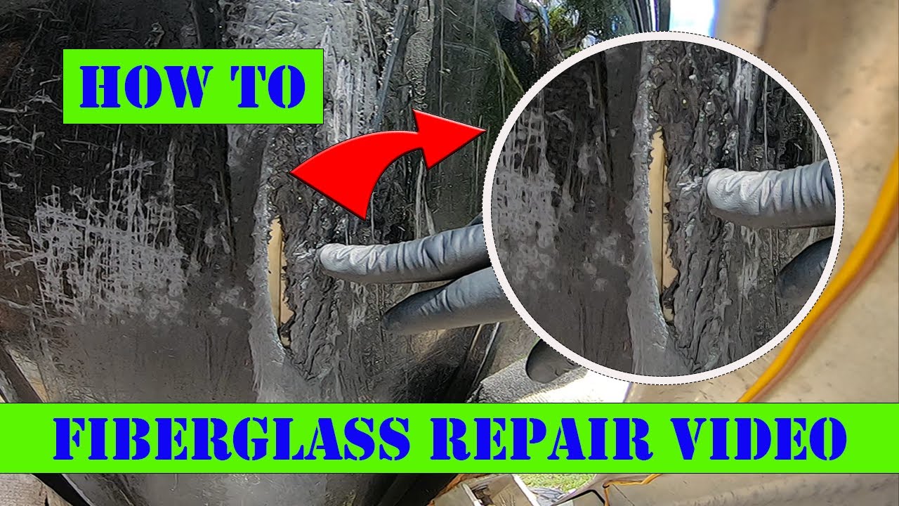 Best Way To Fix Fiberglass Boat/Jet Ski Repair 2021