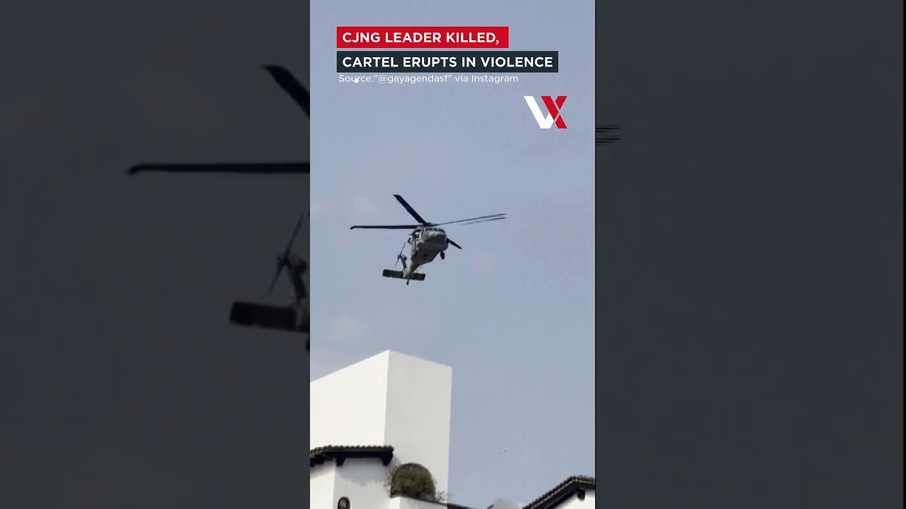 Smoke Engulfs Puerto Vallarta After CJNG Cartel Boss 