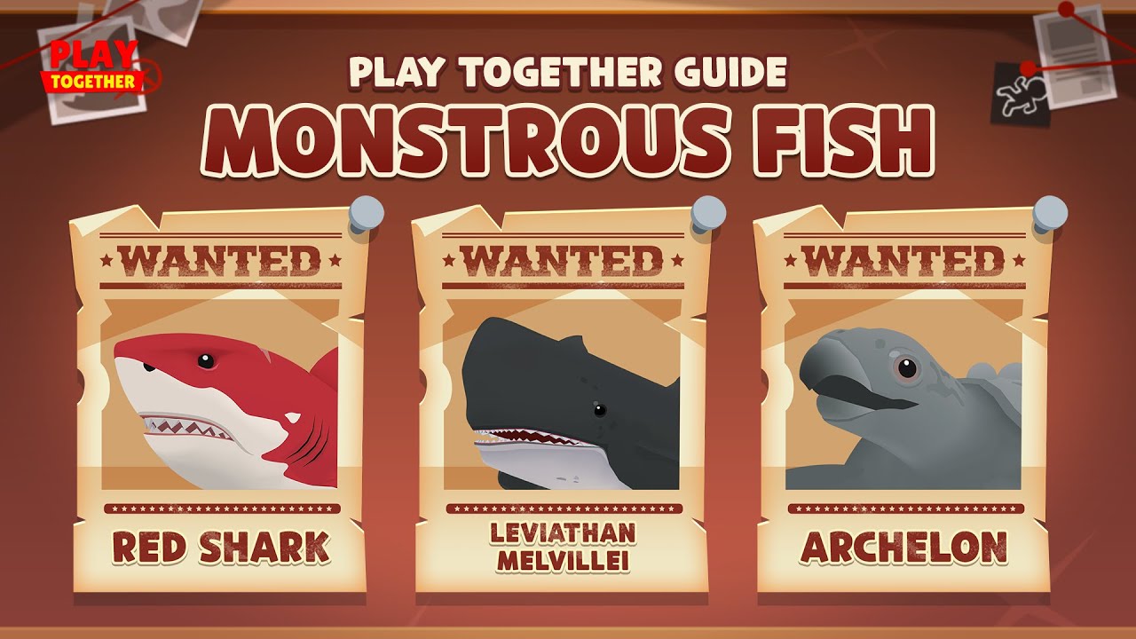 [Play Together] Guide -Monstrous Fish & Fishing rod upgrade 📖