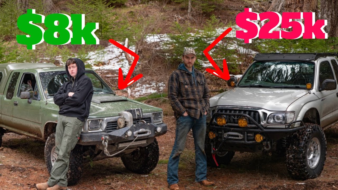 (Тест на прочность Tacoma против пикапа Toyota)