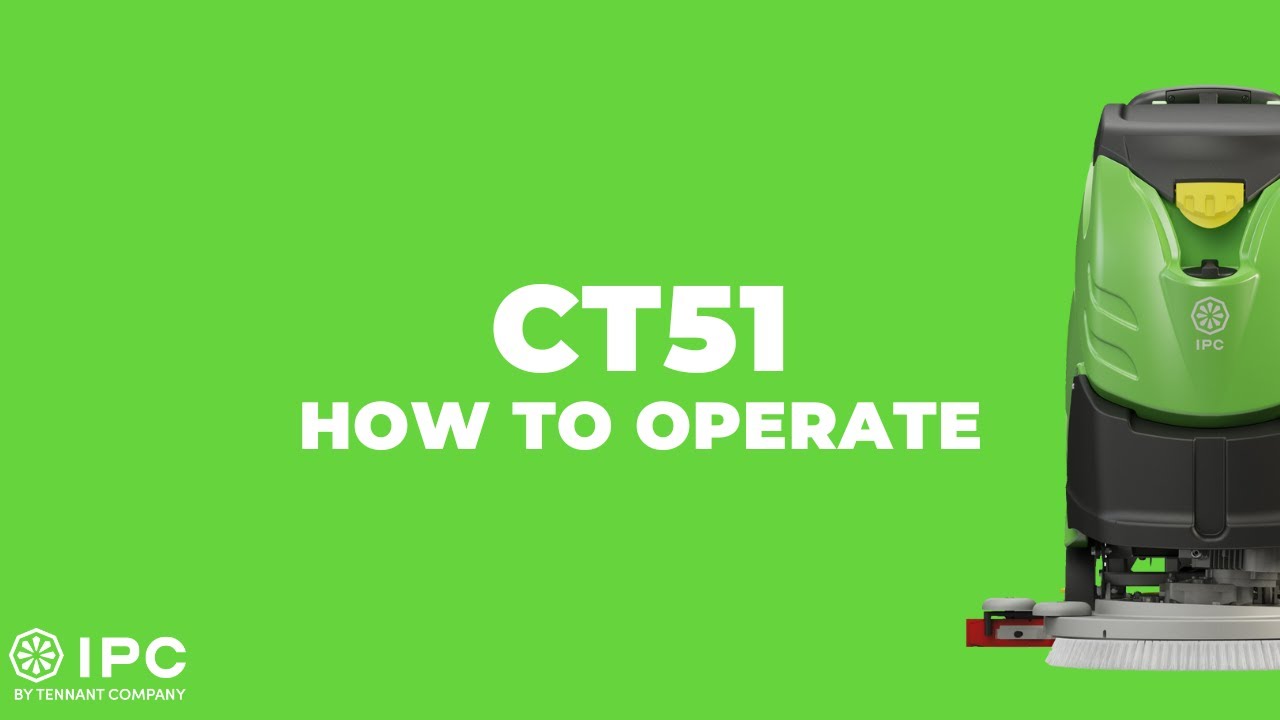 CT51XP50 Walk-Behind Floor Scrubber | Operation Video | IPC by Tennant Company