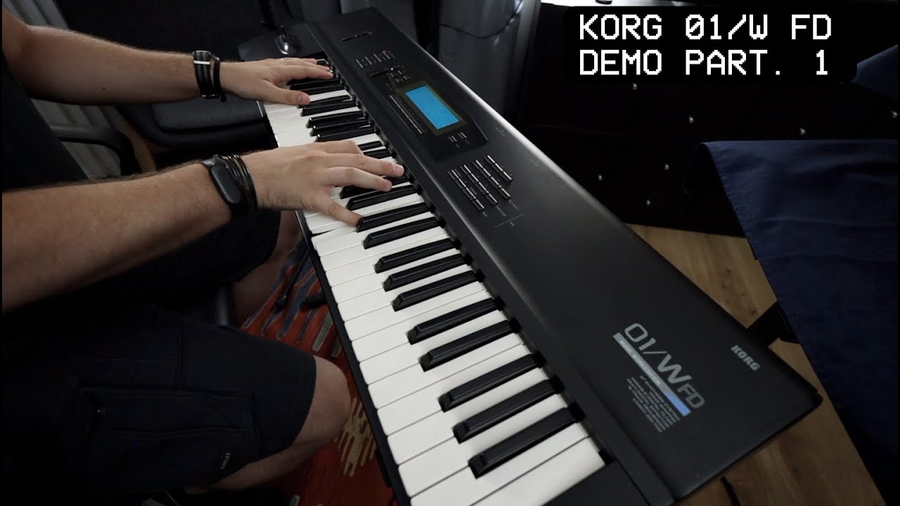 Korg 01/w FD Demo Part. 1 | No Talking |
