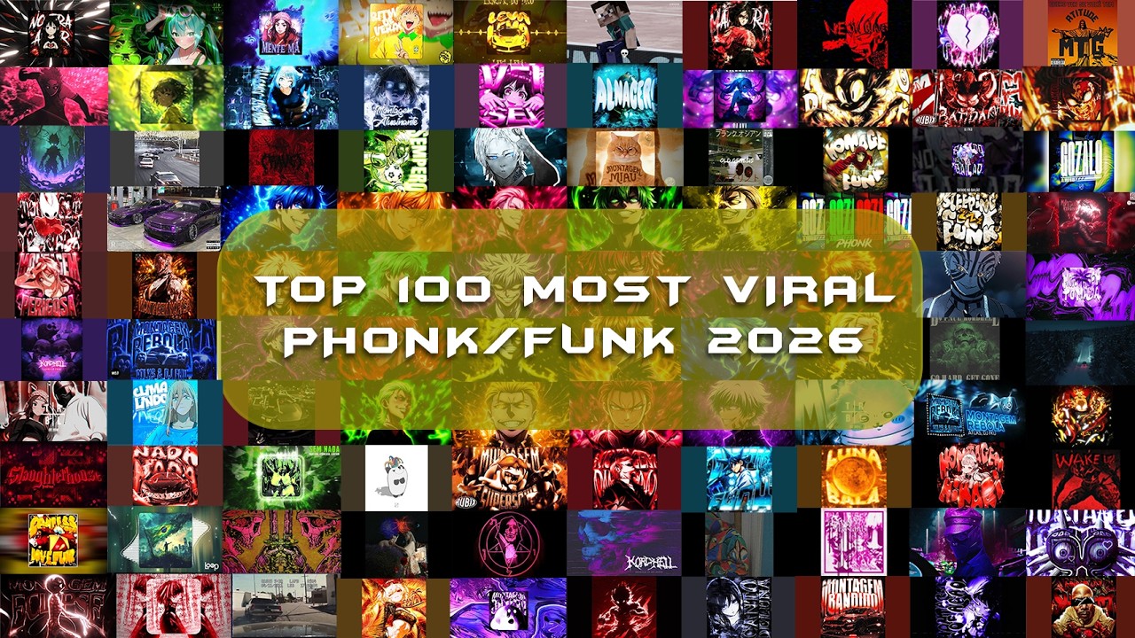 TOP 100 MOST VIRAL PHONK/FUNK 2026 🎵 PLAYLIST 🎵