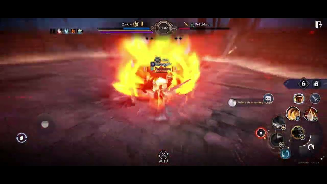 Black Desert Mobile - Berserker vs Primrose Spar Arena feat. FelipMarq