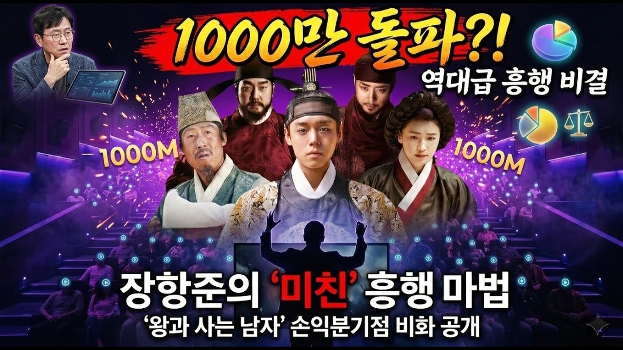 1000만 관객 '왕과 사는 남자'의 손익분기점과 '왕사남' 장항준의 미친 흥행 전략 (ft. 휴민트 비교)