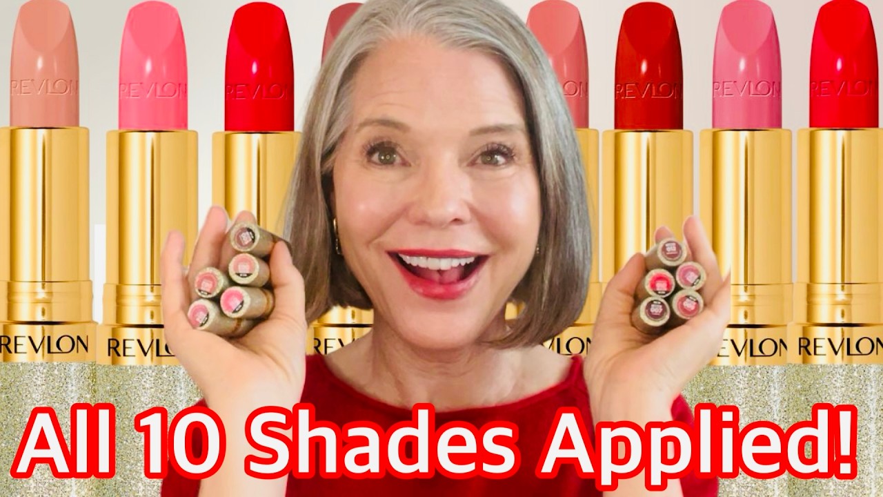NEW REVLON ULTRA LIPSTICK | Trying on & Swatching ALL10 shades!