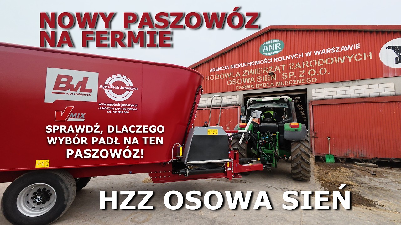 Ten paszow&oacute;z BvL wygrał z innymi! Pierwsze uruchomienie na fermie w HZZ Osowa Sień
