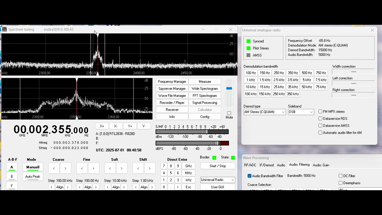 4TRP Electro 2355KHz aircheck CQUAM