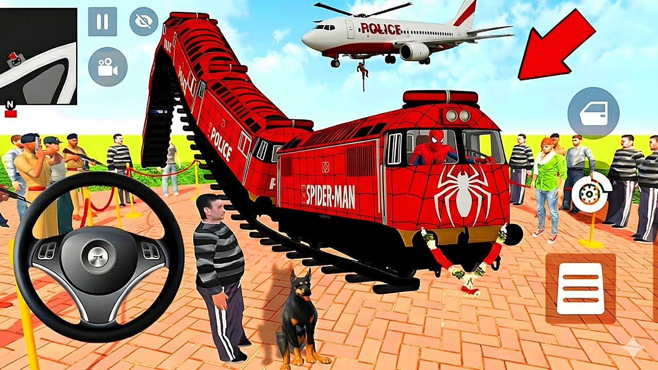 🤩 Indian Thift Auto🔥 Monster Spiderman vs Ben 🔟 Car Game Racing 3D 🐎 Lot’s of Police Car Showroom 🥳
