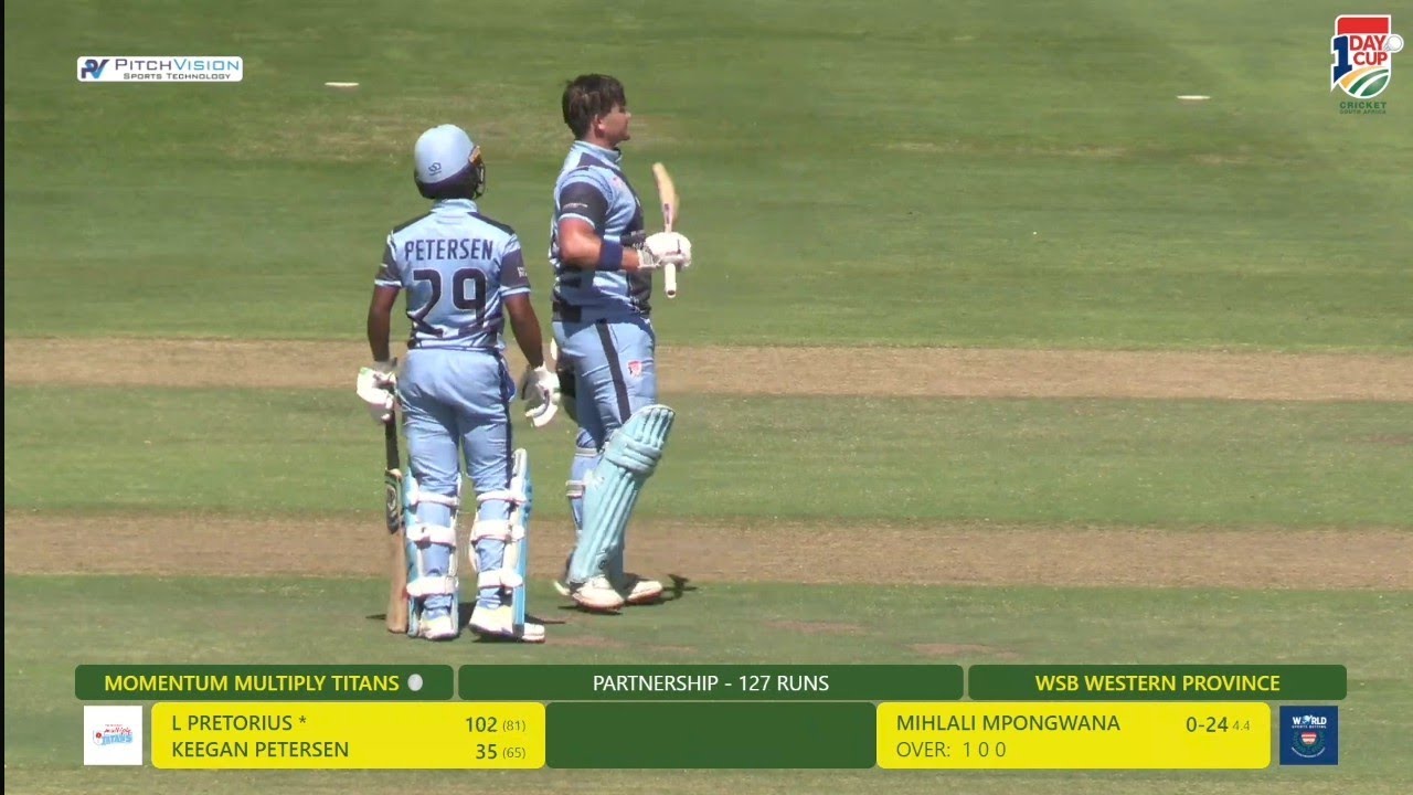 Lhuan-dre Pretorius 120(96) vs Western Province | CSA One Day Cup Division 1