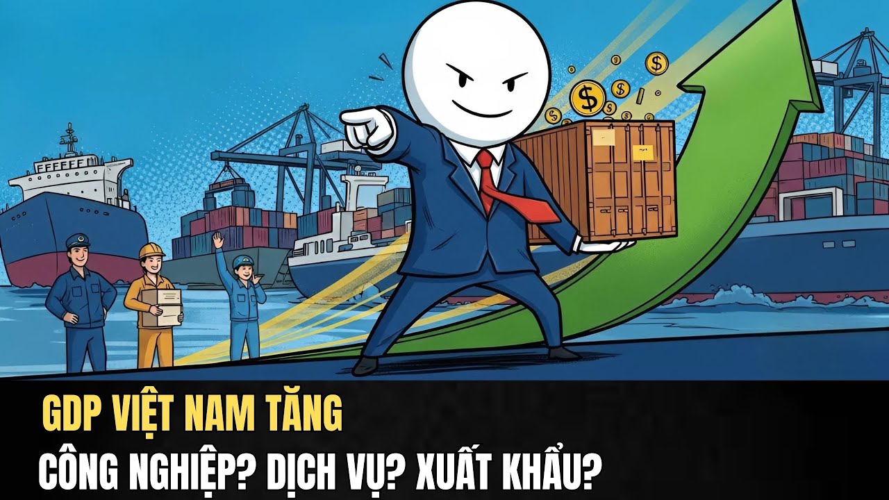 GDP Việt Nam Tăng Nhờ Công Nghiệp, Dịch Vụ Hay Xuất Khẩu? | Giải Mã Kinh Tế