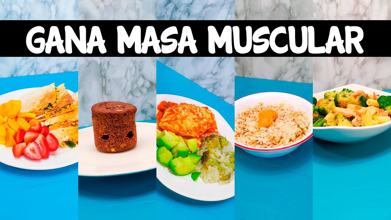 3000 CALOR&Iacute;AS PARA GANAR M&Uacute;SCULO 🚀 | Recetas Fitness F&aacute;ciles