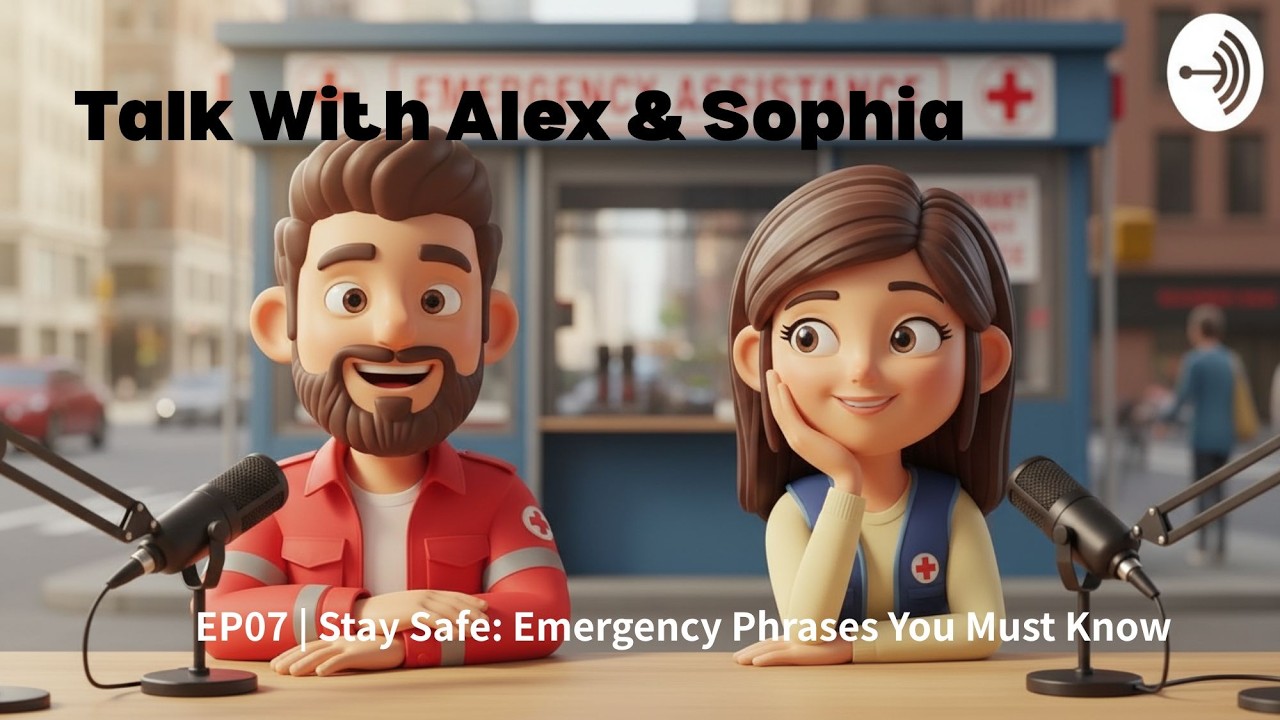 EP07 | Stay Safe: Emergency Phrases You Must Know | Talk With Alex