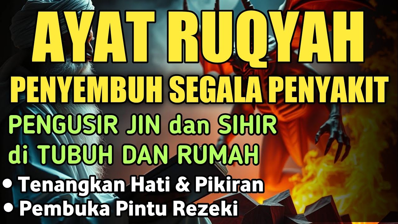 AYAT PENYEMBUH RUQYAH RUMAH PENGUSIR JIN, SETAN & SIHIR, PENENANG HATI DAN FIKIRAN | By Alaa Aqel