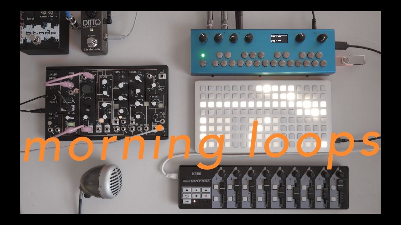 morning loops | makenoise 0-coast + organelle + monome grid
