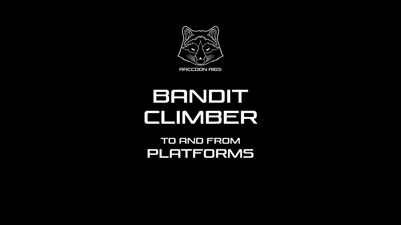 Переход на платформу и обратно с The Bandit Climber&trade; | Raccoon Rigs
