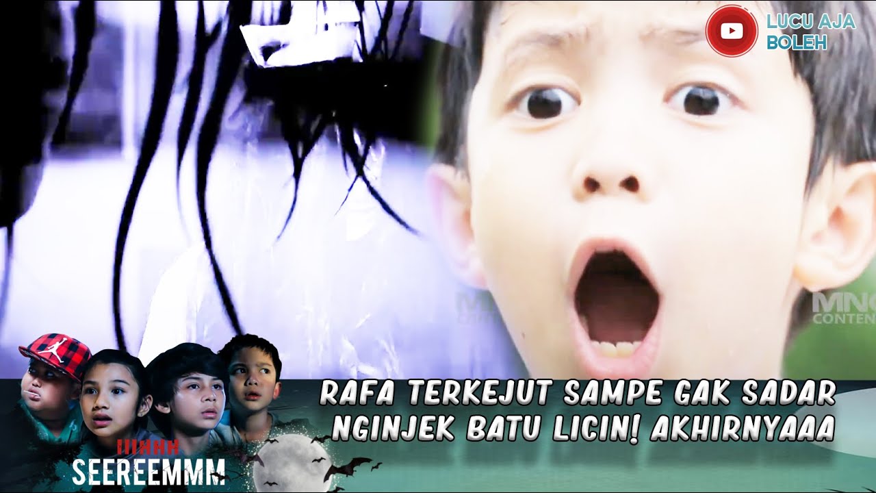 RAFA TERKEJUT SAMPE GAK SADAR NGINJEK BATU LICIN! AKHIRNYAAA - IH SEREM
