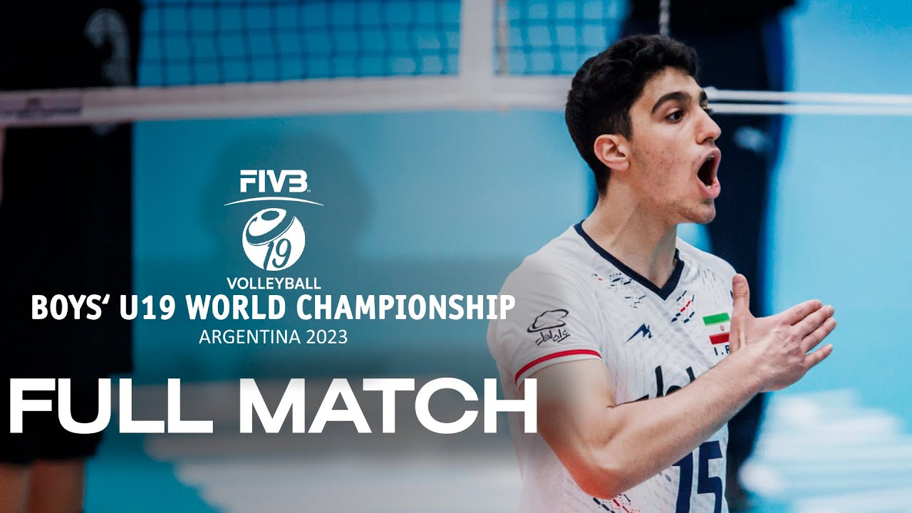 IRI🇮🇷 vs. KOR🇰🇷 -Full Match | Boys'  U19 World Championship | Pool C