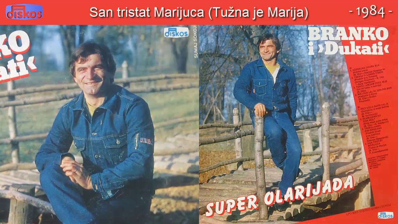 Branko Olar - San tristat Marijuca (Tuzna je Marija) - (Audio 1984)