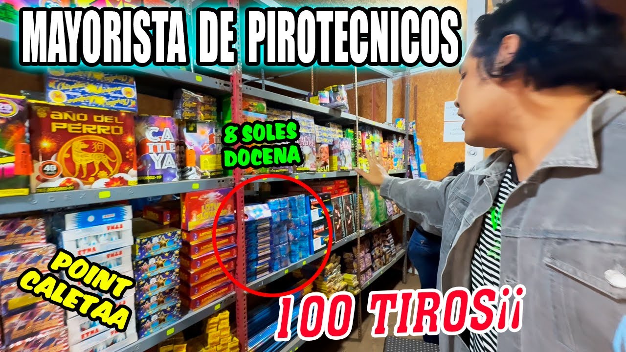LOS PIROTECNICOS MAS BARATOS DE LIMA PERU || COHETES AL POR MAYOR