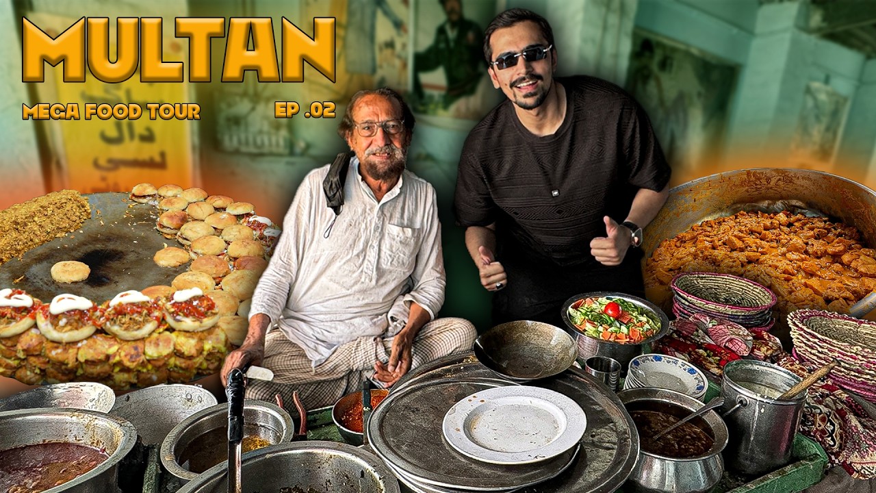 Multan Street Food Tour - Oldest Sultan Raahi Ka Dhaba in Pakistan