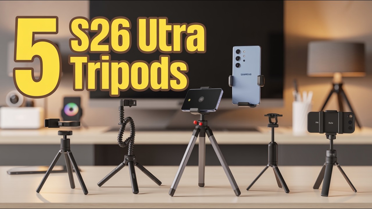 TOP 5 SAMSUNG GALAXY S26 ULTRA tripods 2026