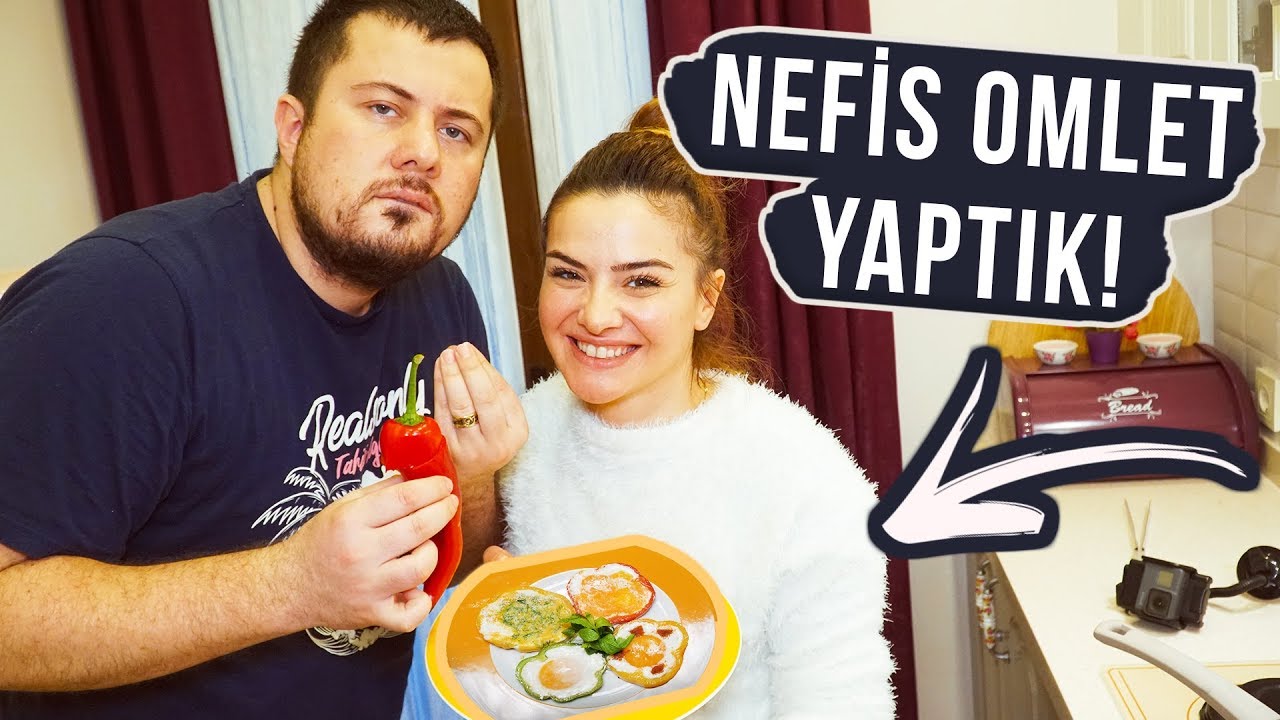 BİBER İÇİNDE YUMURTA PİŞİRDİK! #evdeyap