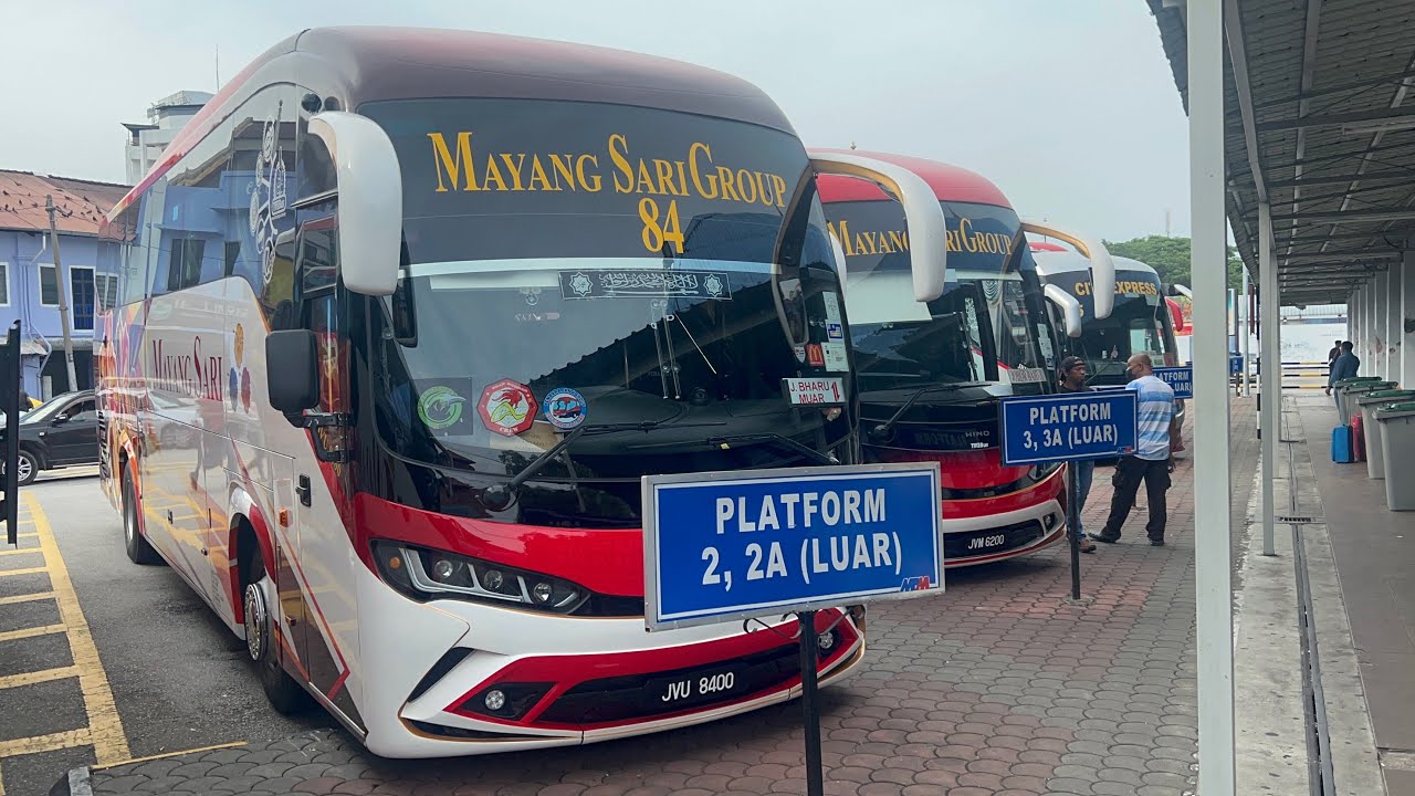 [Mayang Sari] TMS Bus TMS12 Manual (Weichai WP10.336) Highway Ride