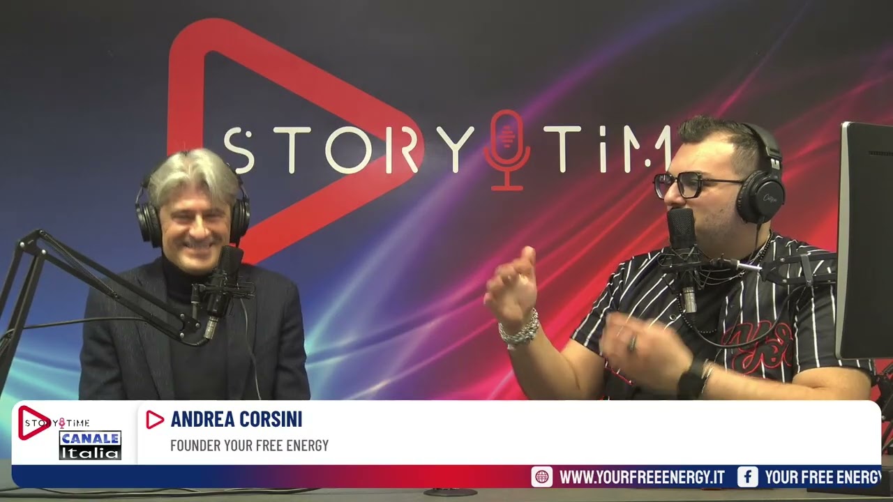 Andrea Corsini founder Your Free Energy intervista completa su Storytime.