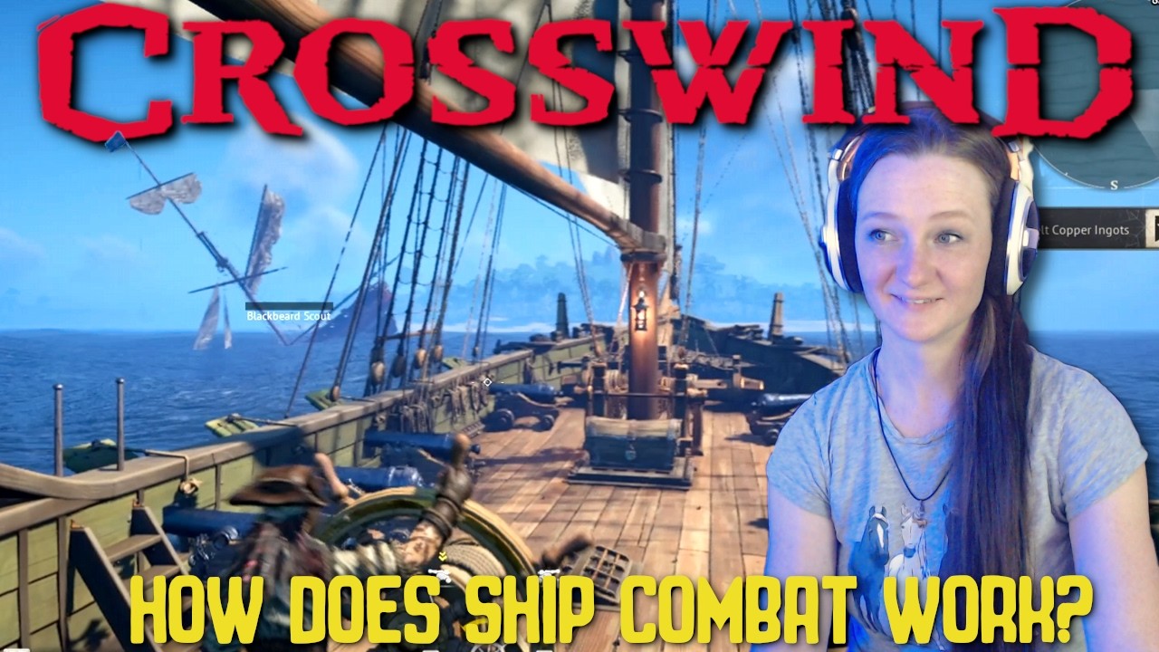 Restoring a Ship with Cannons to Hunt NPCs - Crosswind ALPHA (First Look at Naval Combat & Thoughts)