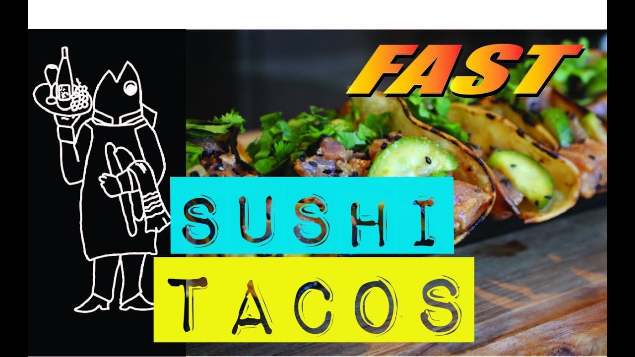 FAST How to Make Sushi Tacos